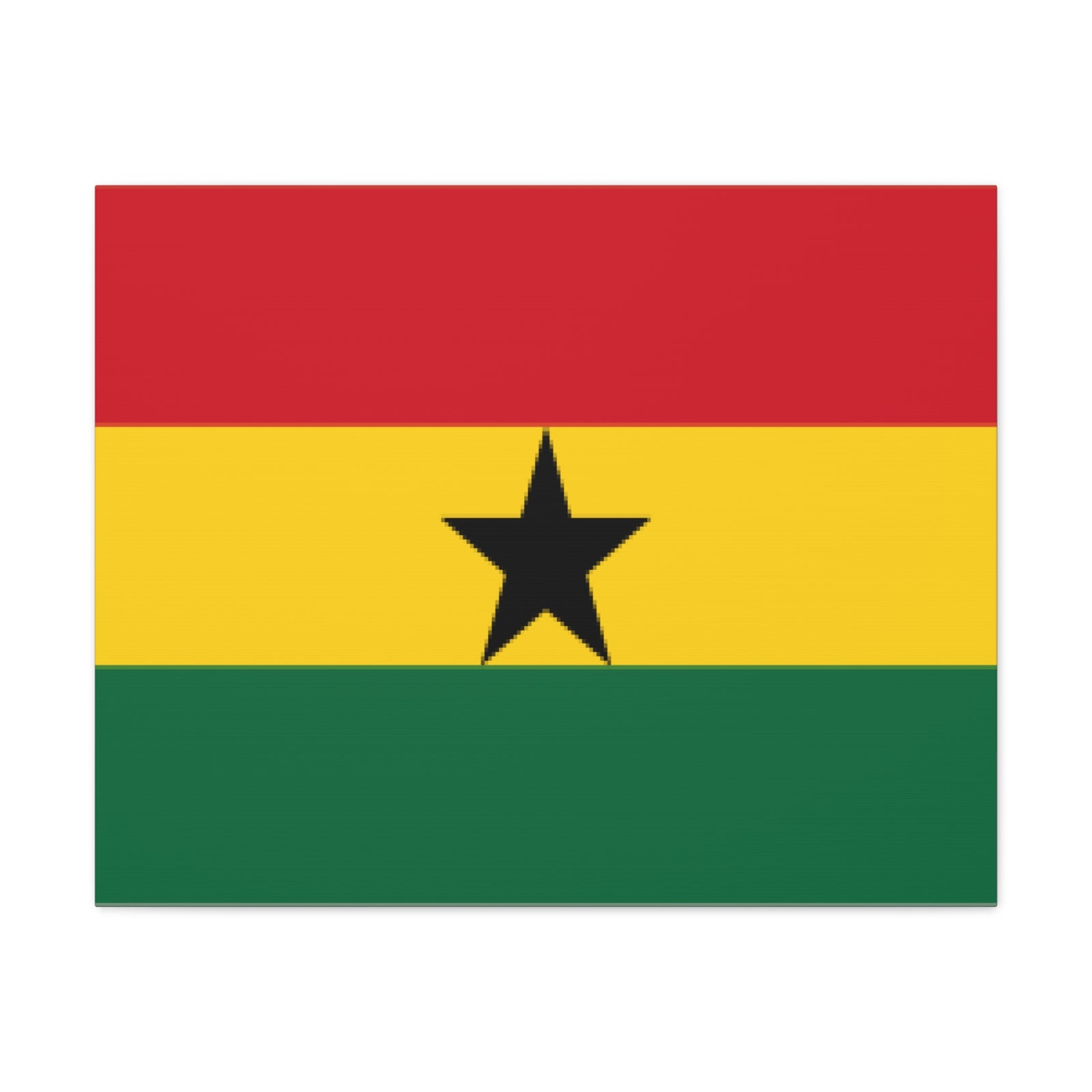 Ghana Country Flag Canvas Vibrant Wall Art Unframed Home Decor-Express Your Love Gifts