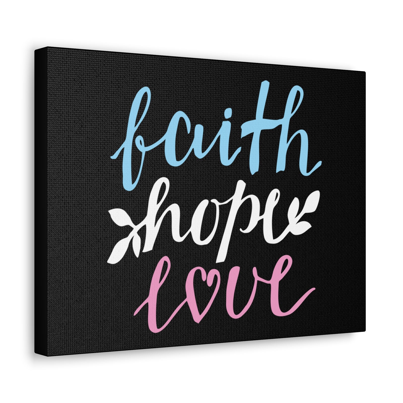 Scripture Walls Faith Hope Love Colors 1 Corinthians 13:13 Christian Wall Art Bible Verse Print Ready To Hang-Express Your Love Gifts