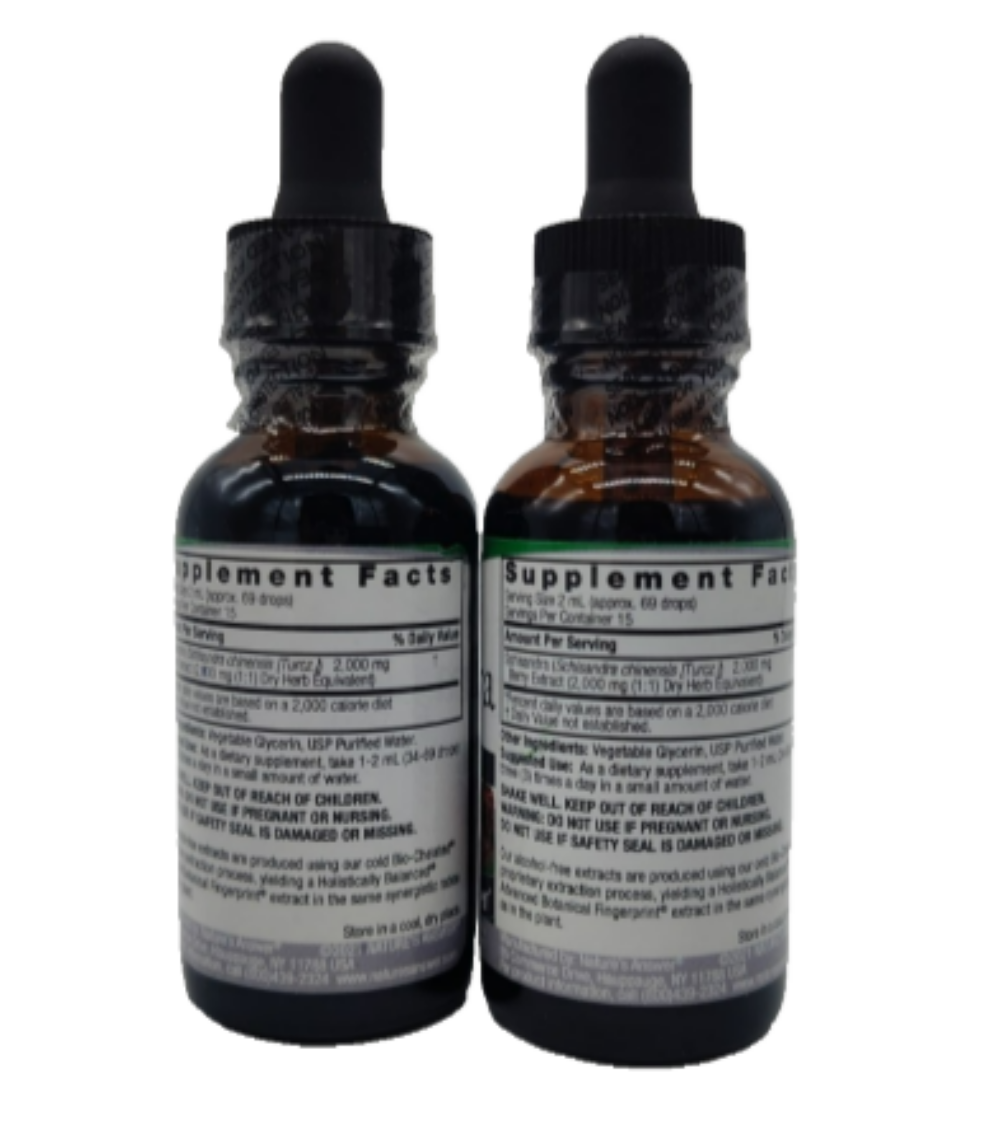 Nature’s Answer Schisandra Berry Extract, Alcohol-Free, 1 fl oz Liquid Supplement, 2-Pack Exp. 01/2028-Express Your Love Gifts