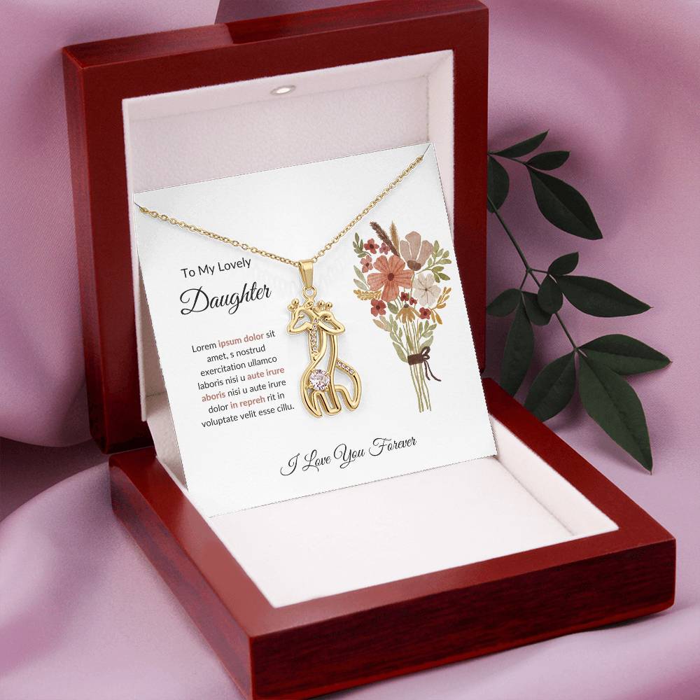 To My Lovey Daughter Lorem Ipsum Flower Bouquet-Express Your Love Gifts
