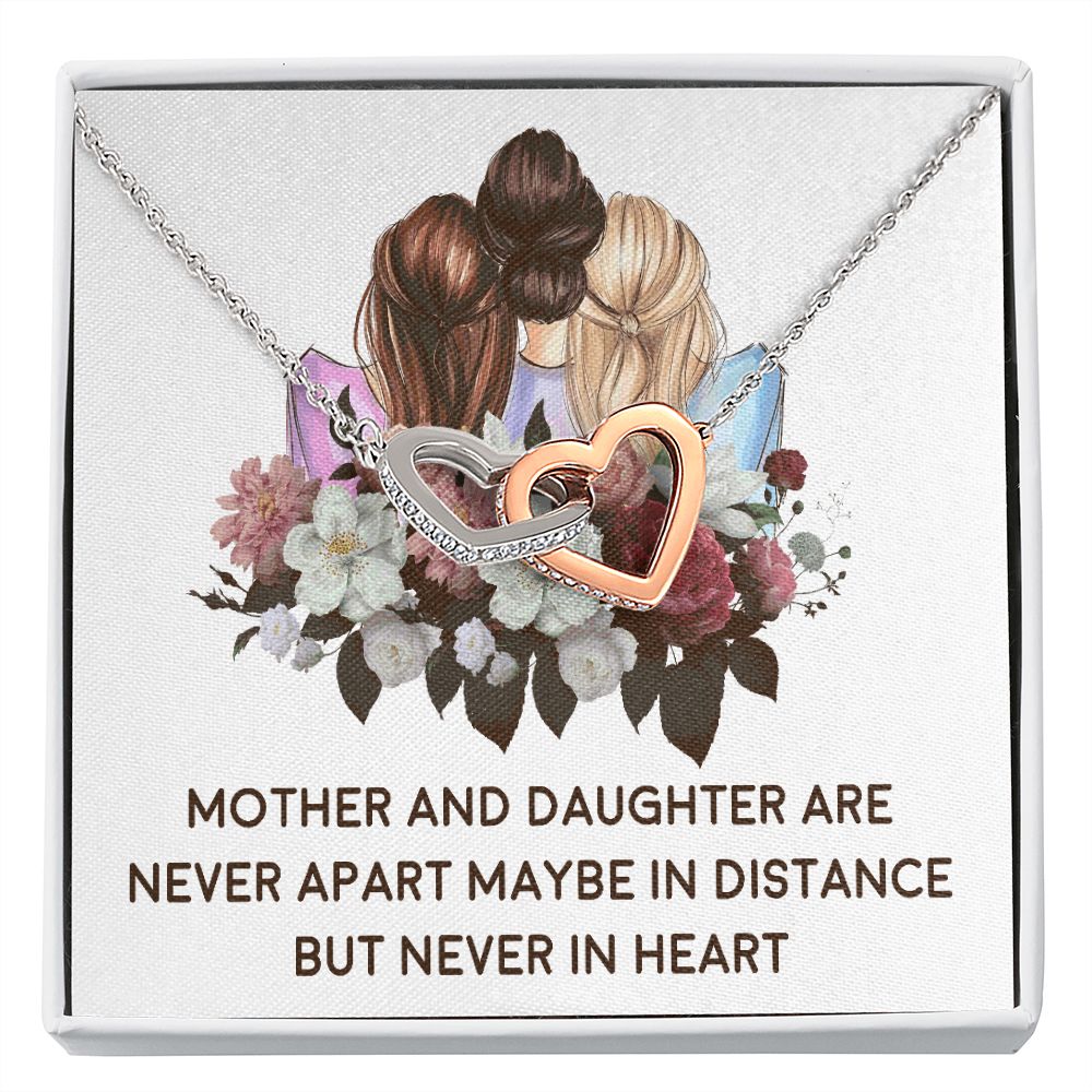 Mother and Daughter Never Apart Inseparable Necklace-Express Your Love Gifts