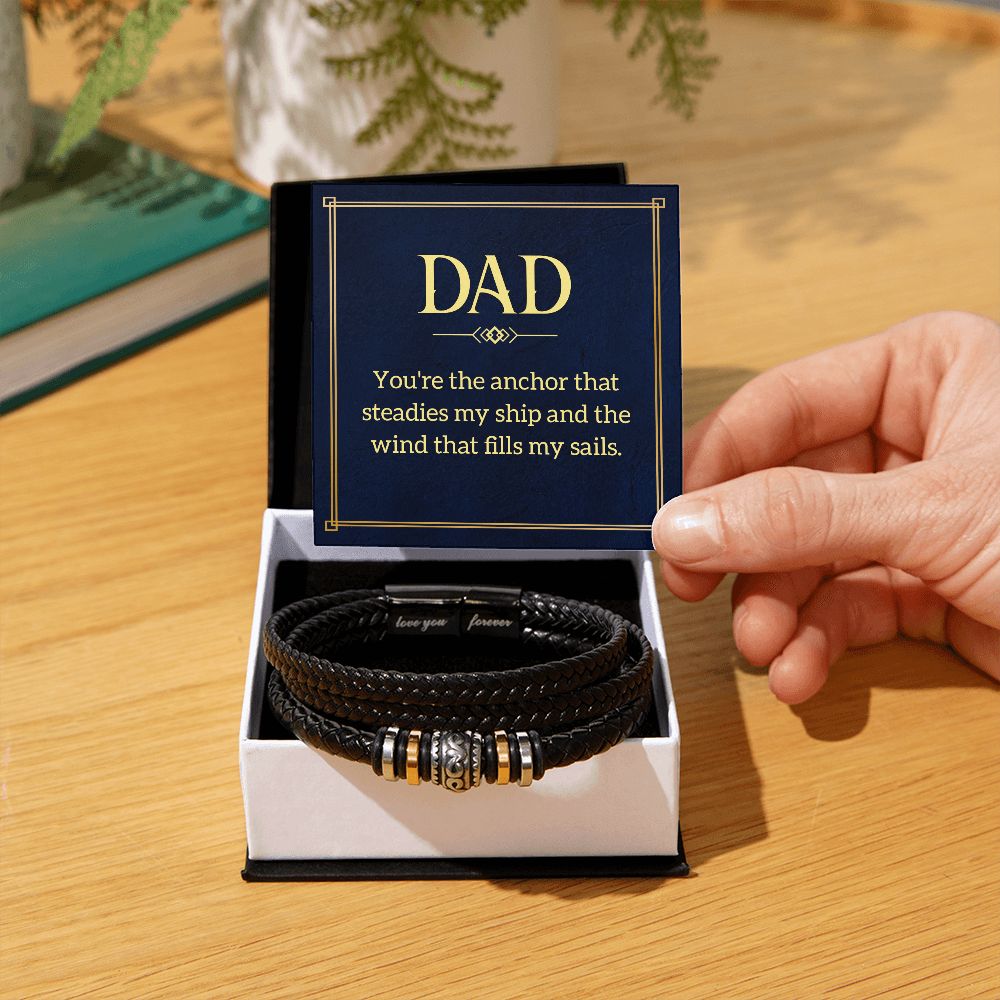 To My Dad You're Love You Forever Bracelet-Express Your Love Gifts