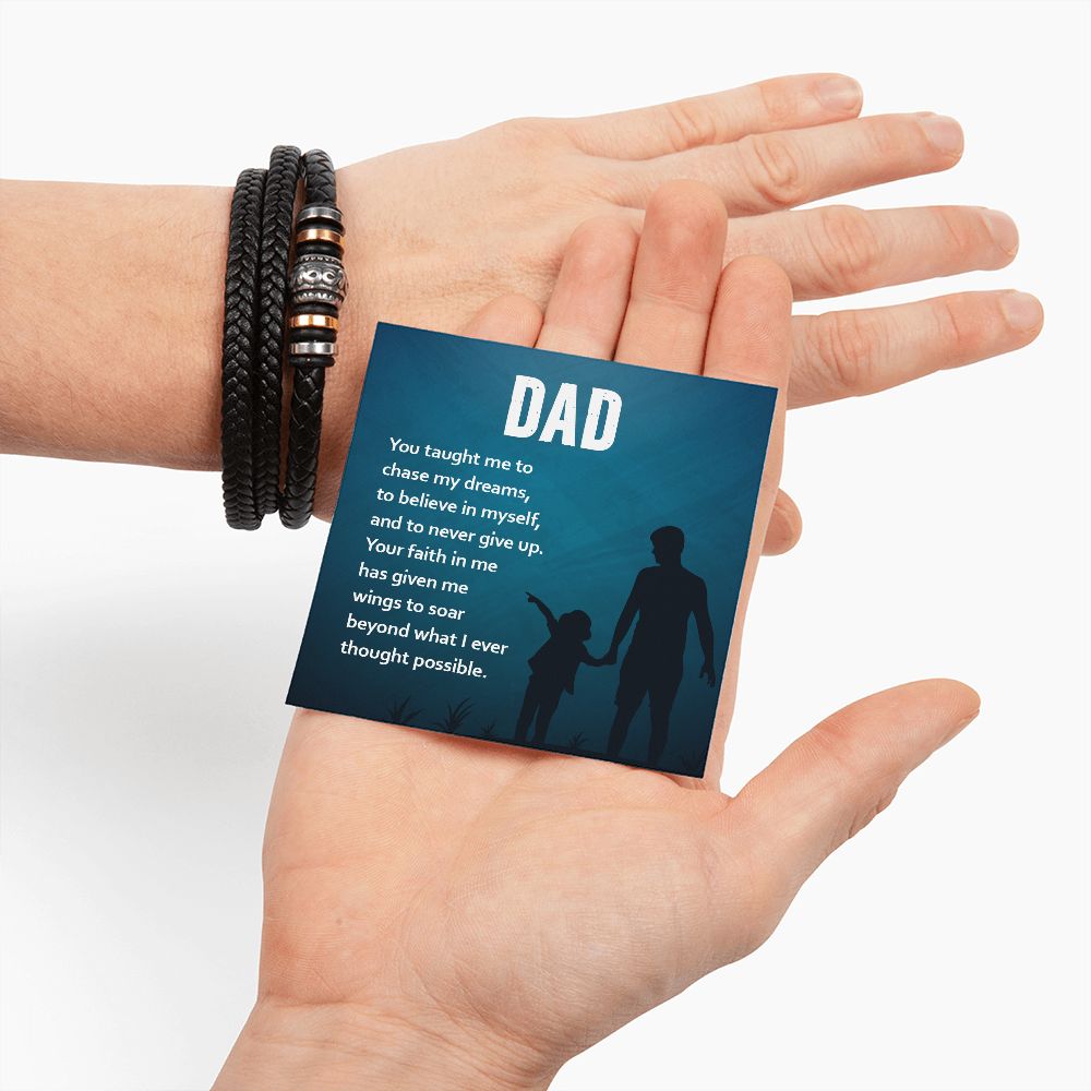 To My Dad Love You Forever Bracelet-Express Your Love Gifts