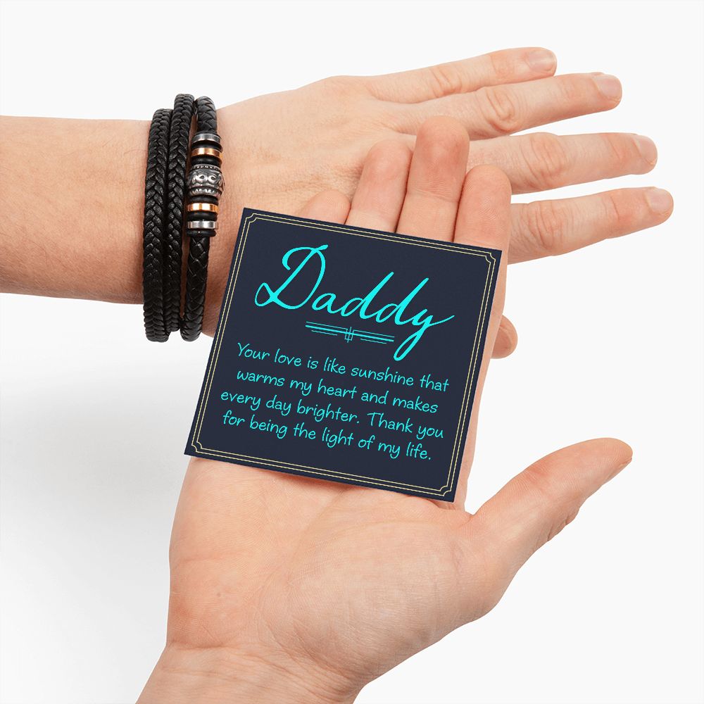 To My Dad Your Love Is Love You Forever Bracelet-Express Your Love Gifts