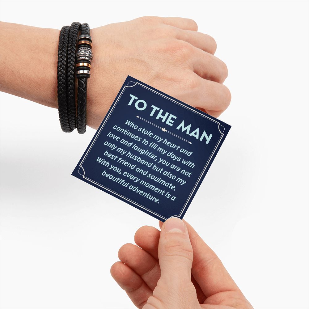 To My Husband To the Man Who Stole Love You Forever Bracelet-Express Your Love Gifts