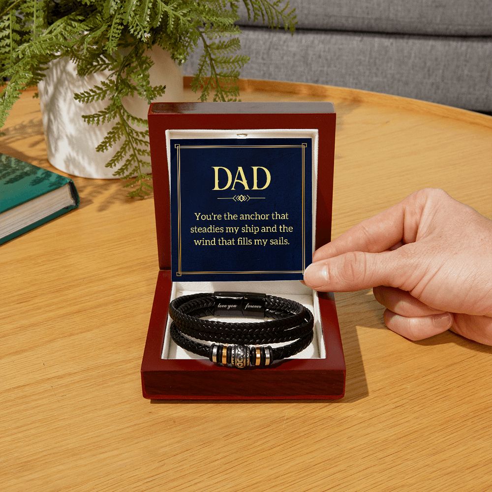 To My Dad You're Love You Forever Bracelet-Express Your Love Gifts