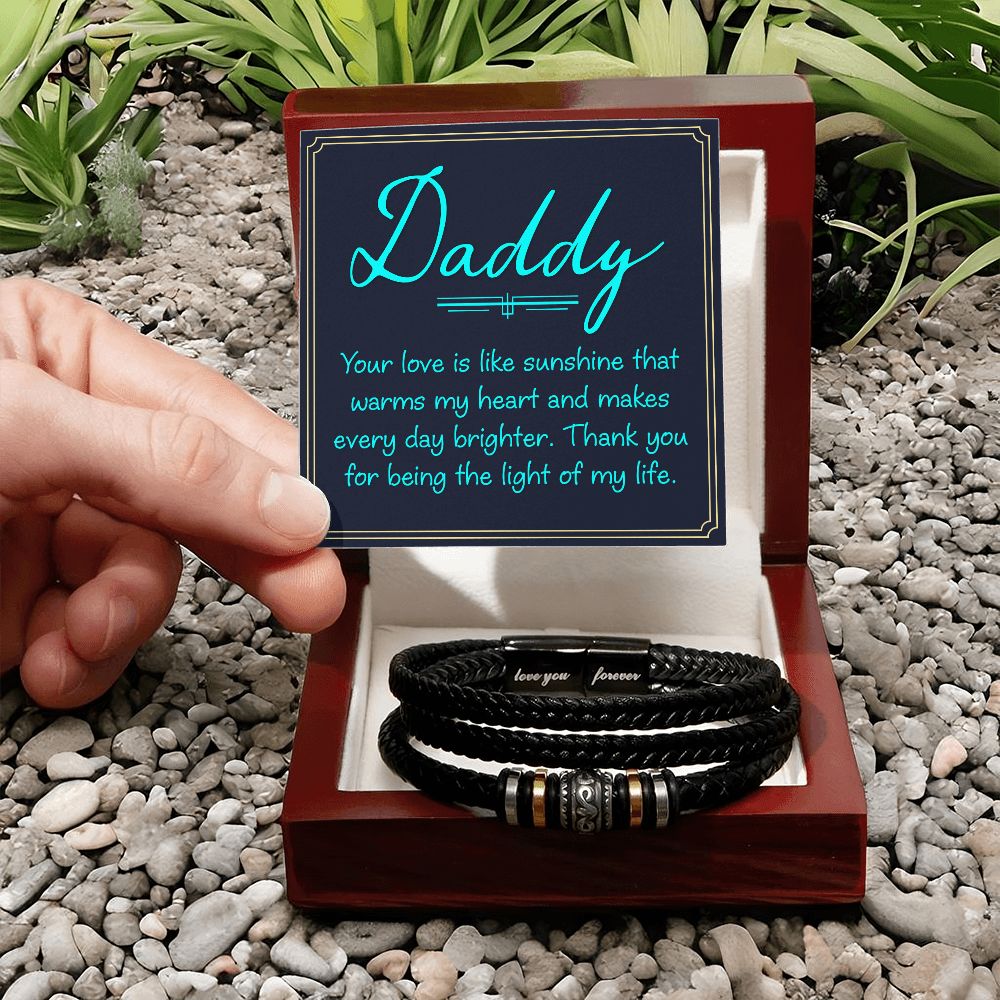 To My Dad Your Love Is Love You Forever Bracelet-Express Your Love Gifts