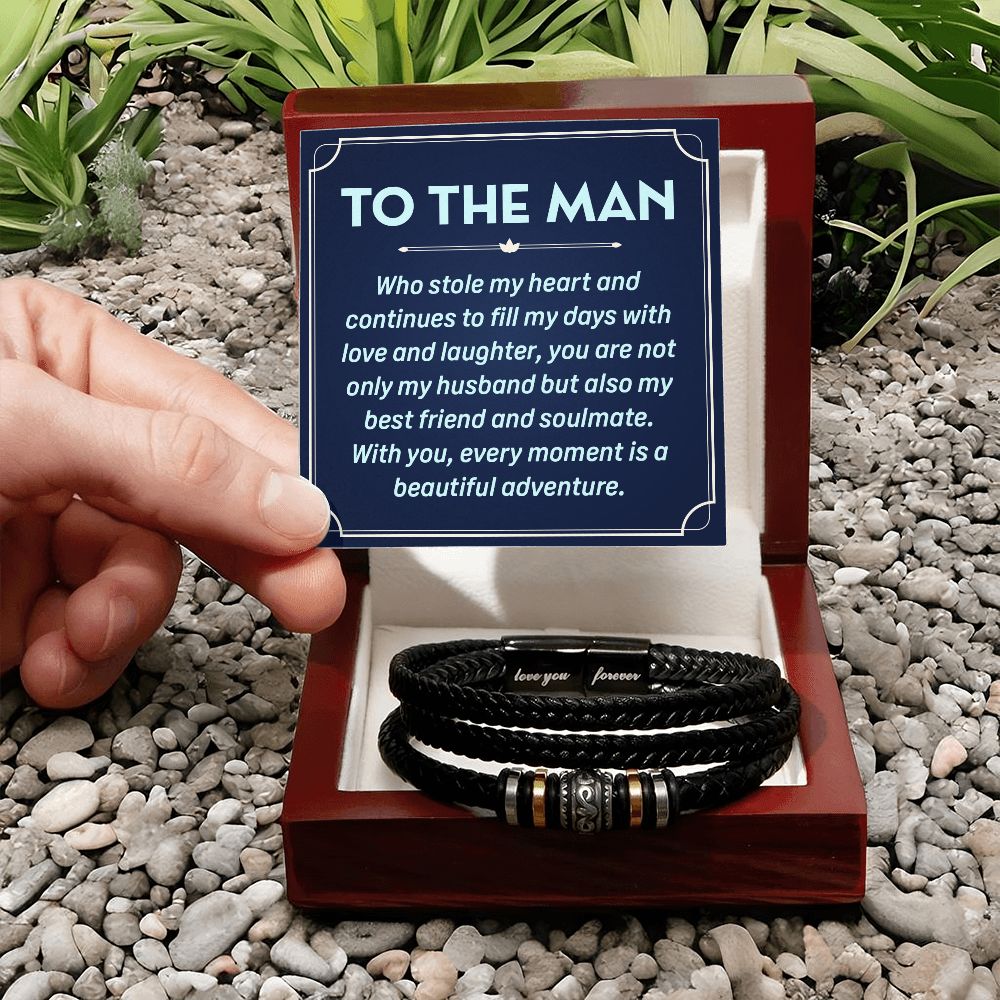 To My Husband To the Man Who Stole Love You Forever Bracelet-Express Your Love Gifts