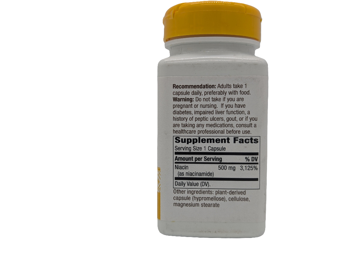 Nature's Way Niacinamide 500mg, Non-Flushing, 100 Capsules, 4-Pack-Express Your Love Gifts