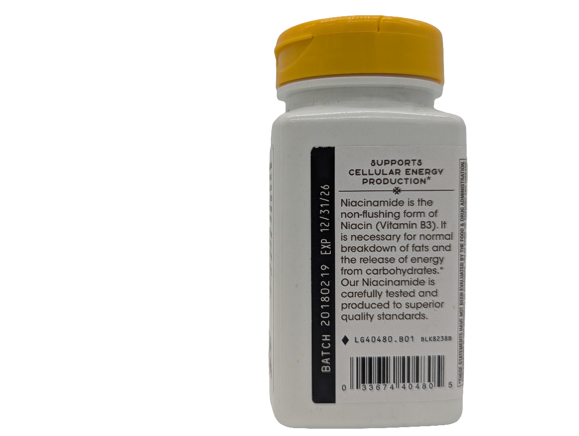 Nature's Way Niacinamide 500mg, Non-Flushing, 100 Capsules, 4-Pack-Express Your Love Gifts