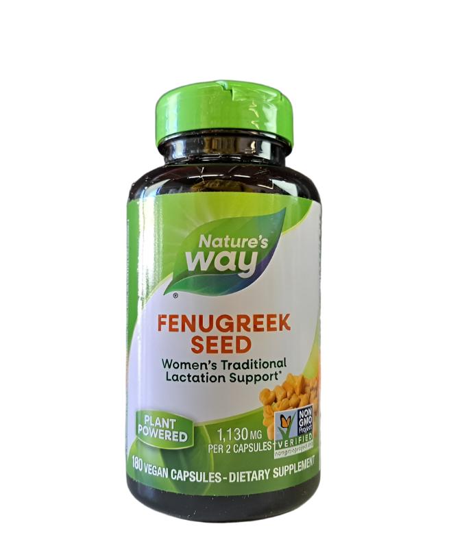 Nature’s Way Fenugreek Seed – 180 Capsules (Pack of 2)-Express Your Love Gifts