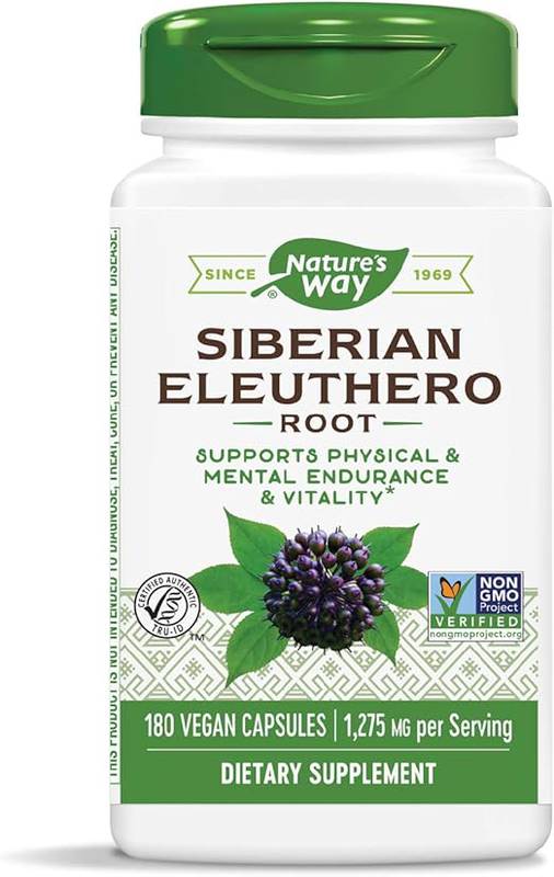 Nature's Way Siberian Eleuthero – 1,275 mg Adaptogenic Herb, 180 Vegetarian Capsules-Express Your Love Gifts