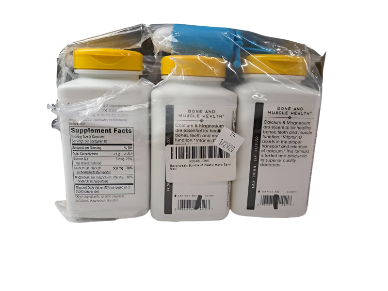 Nature’s Way Calcium Magnesium Vitamin D3, 250 Capsules - Bone & Muscle Support, Gluten-Free-Express Your Love Gifts