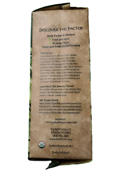 Mate Factor Organic Fresh Green Yerba Mate Loose-Leaf Tea 12 oz Bags 6-Pack-Express Your Love Gifts