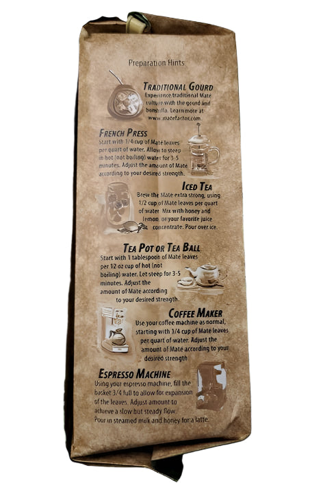 Mate Factor Organic Fresh Green Yerba Mate Loose-Leaf Tea 12 oz Bags 6-Pack-Express Your Love Gifts