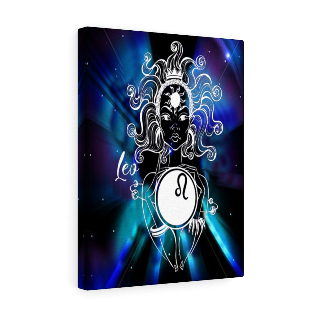 Leo Zodiac Horoscope Sign Constellation Canvas Print Astrology Home Decor Ready to Hang Artwork - Express Your Love Gifts