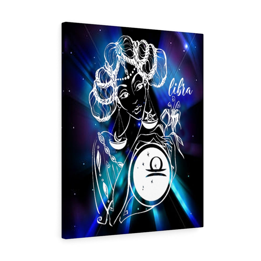 Libra Zodiac Horoscope Sign Constellation Canvas Print Astrology Home Decor Ready to Hang Artwork - Express Your Love Gifts