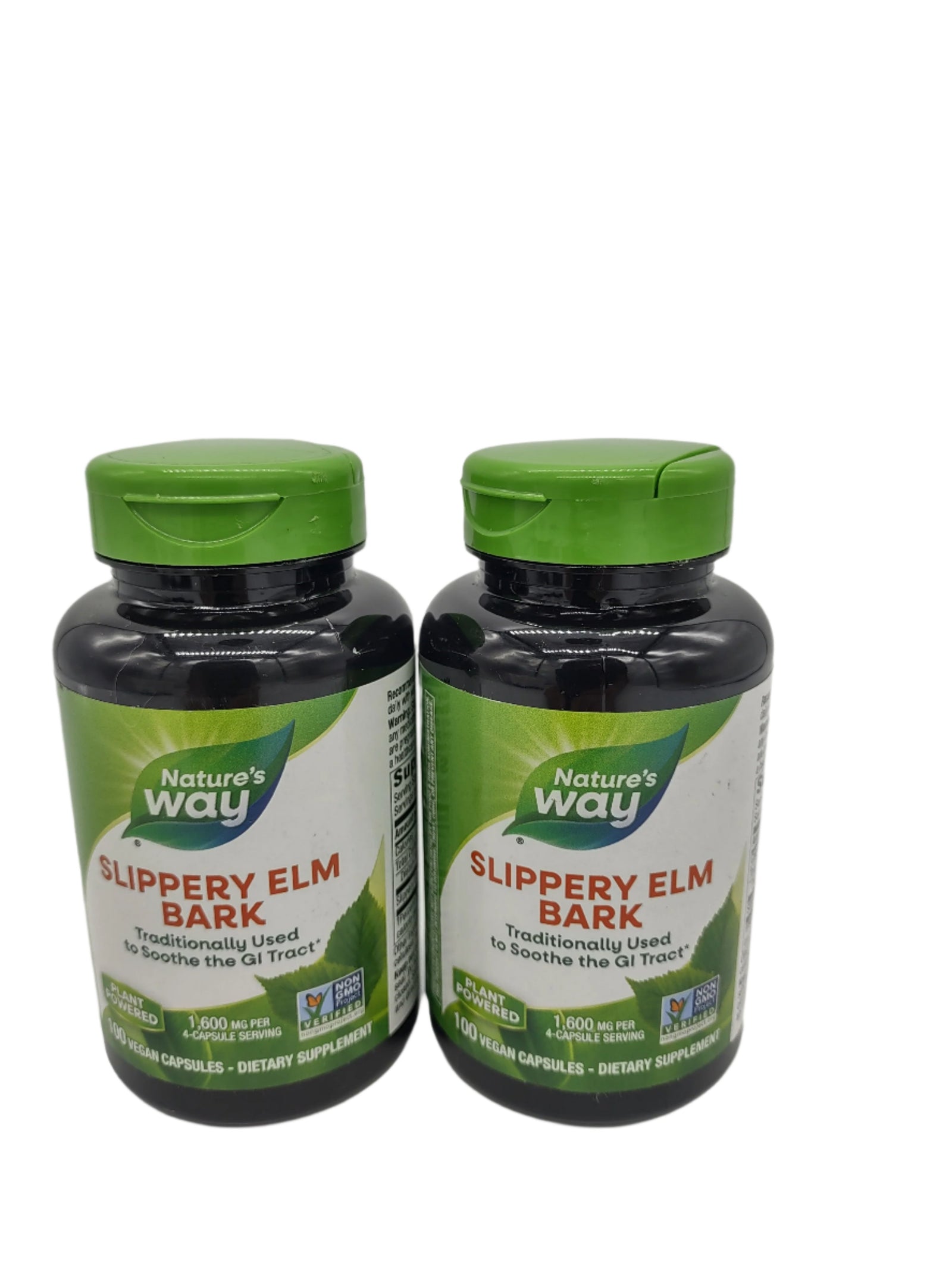 Nature’s Way Slippery Elm Bark Capsules, 400 mg, 100 Count (Pack of 2)-Express Your Love Gifts