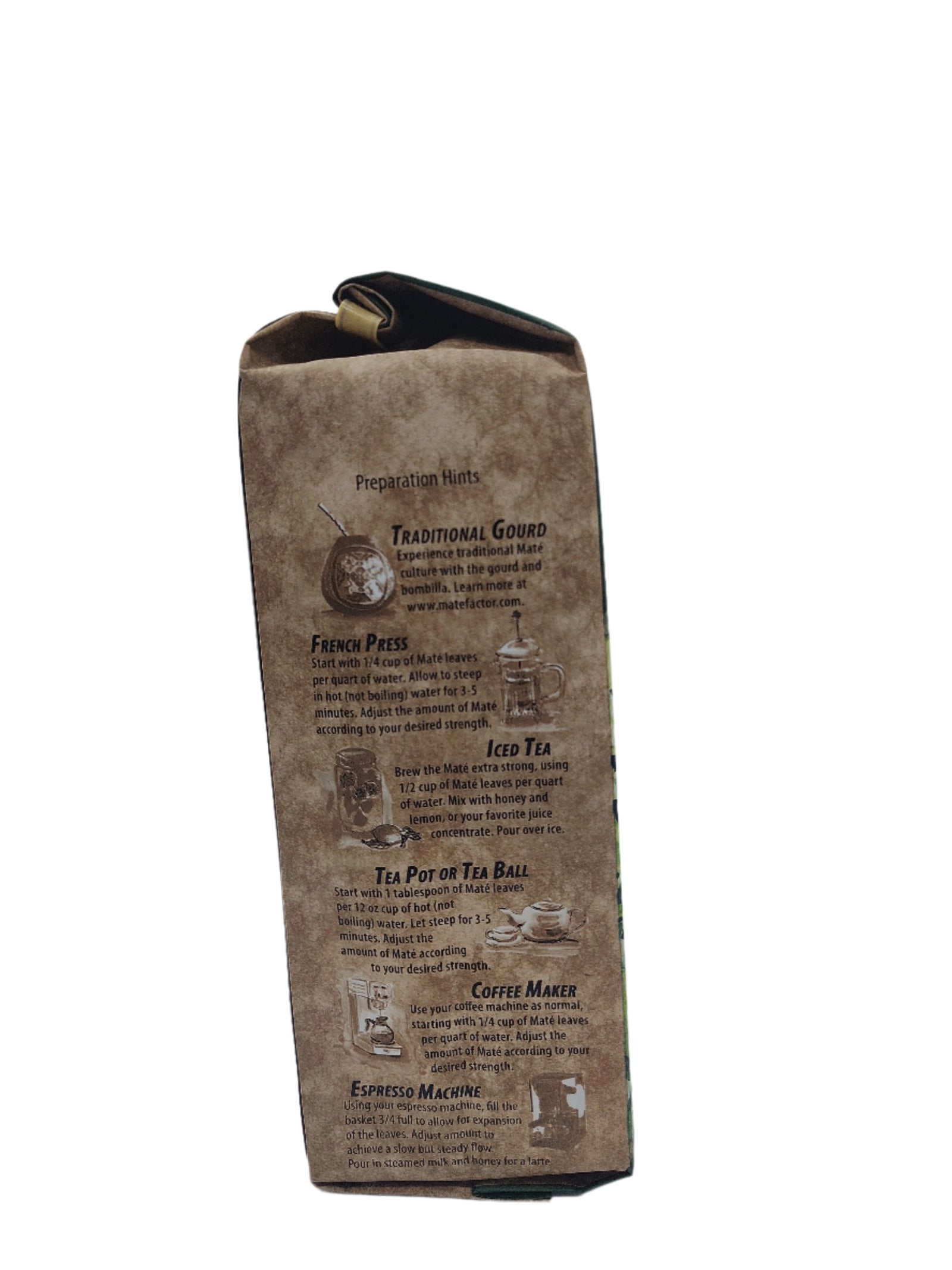 Mate Factor Organic Fresh Green Yerba Mate Loose-Leaf Tea 12 oz Bags 6-Pack-Express Your Love Gifts