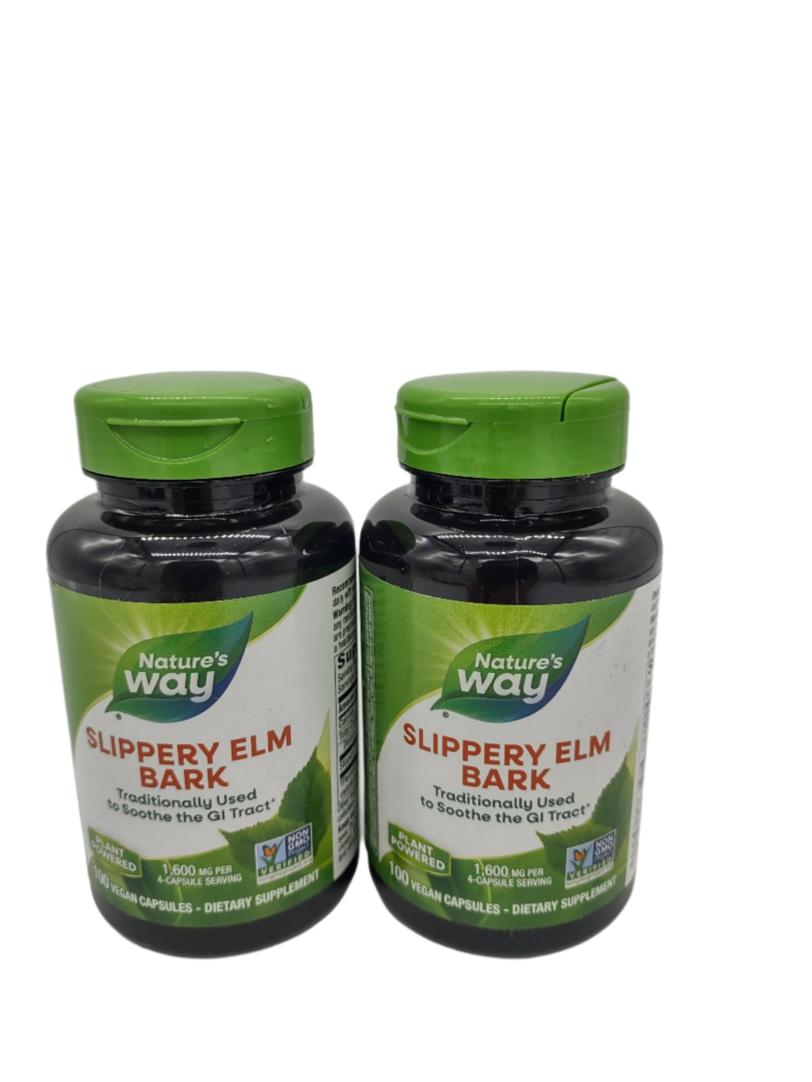 Nature’s Way Slippery Elm Bark Capsules, 400 mg, 100 Count (Pack of 2)-Express Your Love Gifts