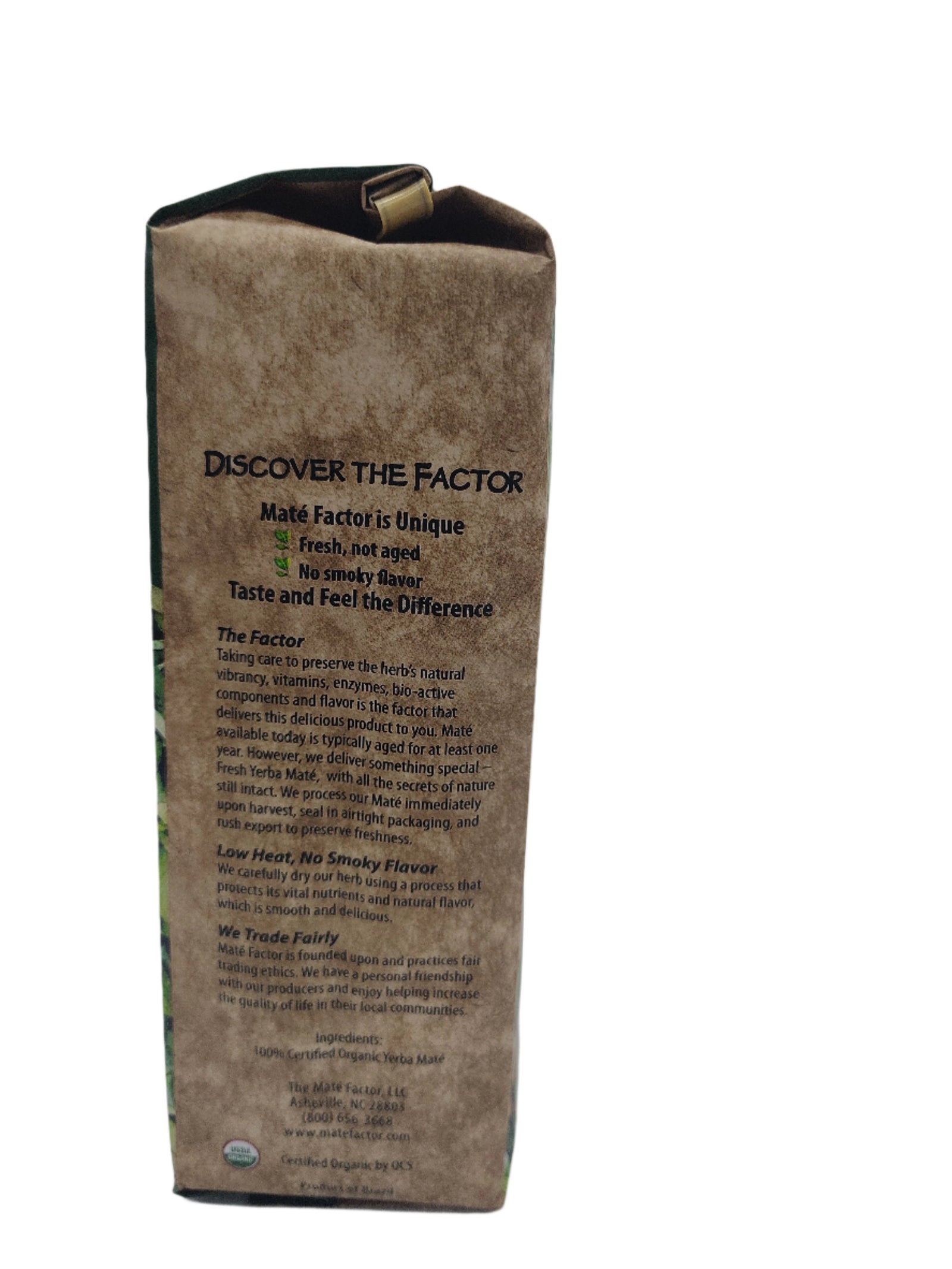 Mate Factor Organic Fresh Green Yerba Mate Loose-Leaf Tea 12 oz Bags 6-Pack-Express Your Love Gifts