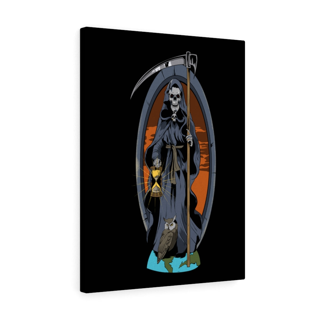 Santa Muerte Saint of Holy Death Canvas Ready To Hang Grim Reaper Wall Art - Express Your Love Gifts
