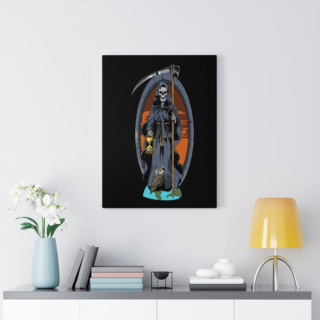 Santa Muerte Saint of Holy Death Canvas Ready To Hang Grim Reaper Wall Art - Express Your Love Gifts