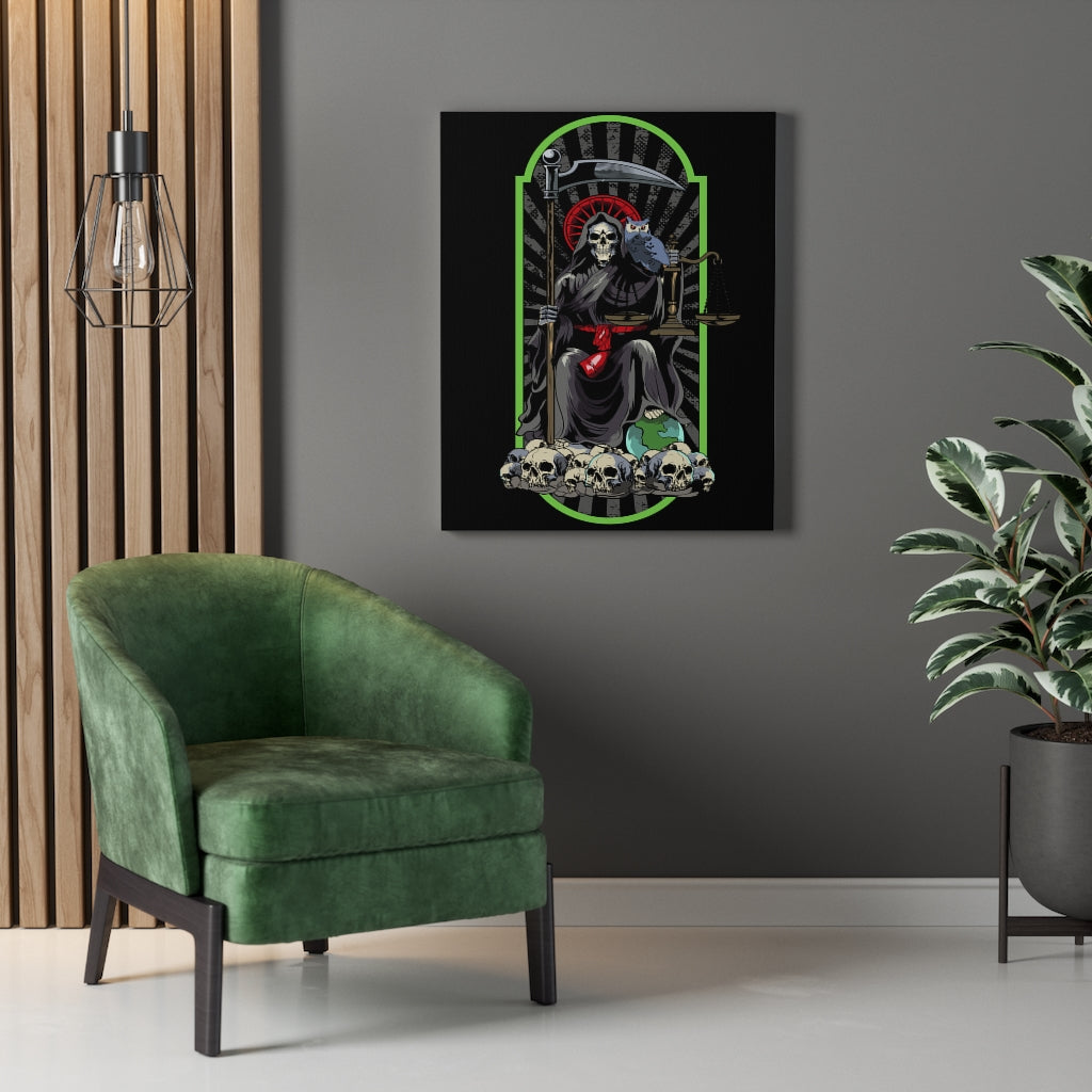 Santa Muerte Saint of Holy Death Inspirational Wall Decor for Home Office Gym Inspiring Success Quote Print Ready to Hang Wall Art - Express Your Love Gifts