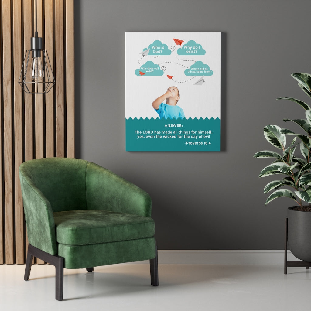 Scripture Walls All Things Proverbs 16:4 Christian Wall Art Bible Verse Print Ready to Hang - Express Your Love Gifts