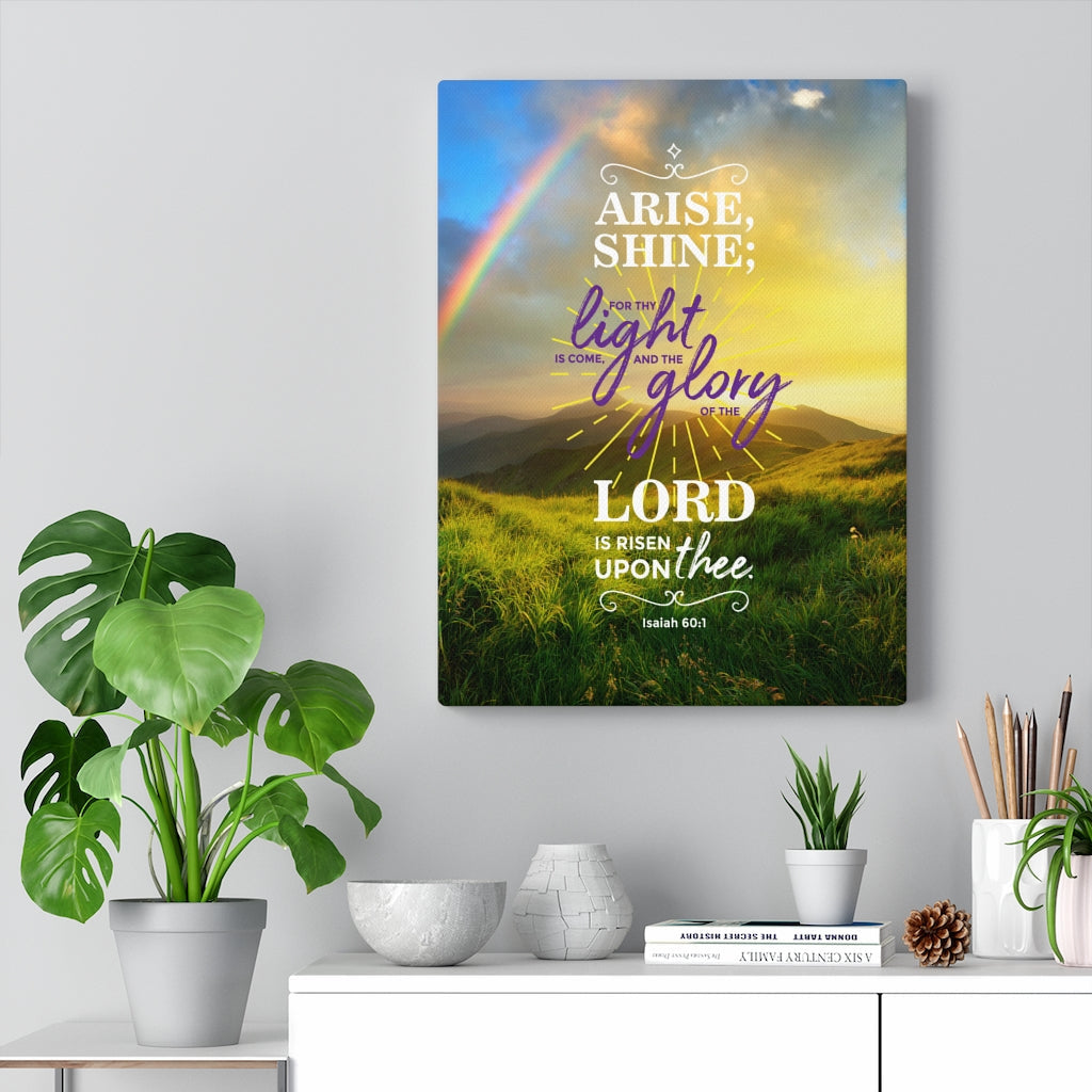 Scripture Walls Arise Isaiah 60:1 Christian Wall Art Bible Verse Print Ready to Hang - Express Your Love Gifts