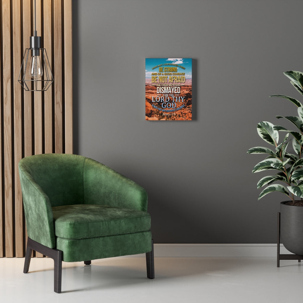 Scripture Walls Be Not Afraid Joshua 1:9 Christian Wall Art Bible Verse Print Ready to Hang - Express Your Love Gifts