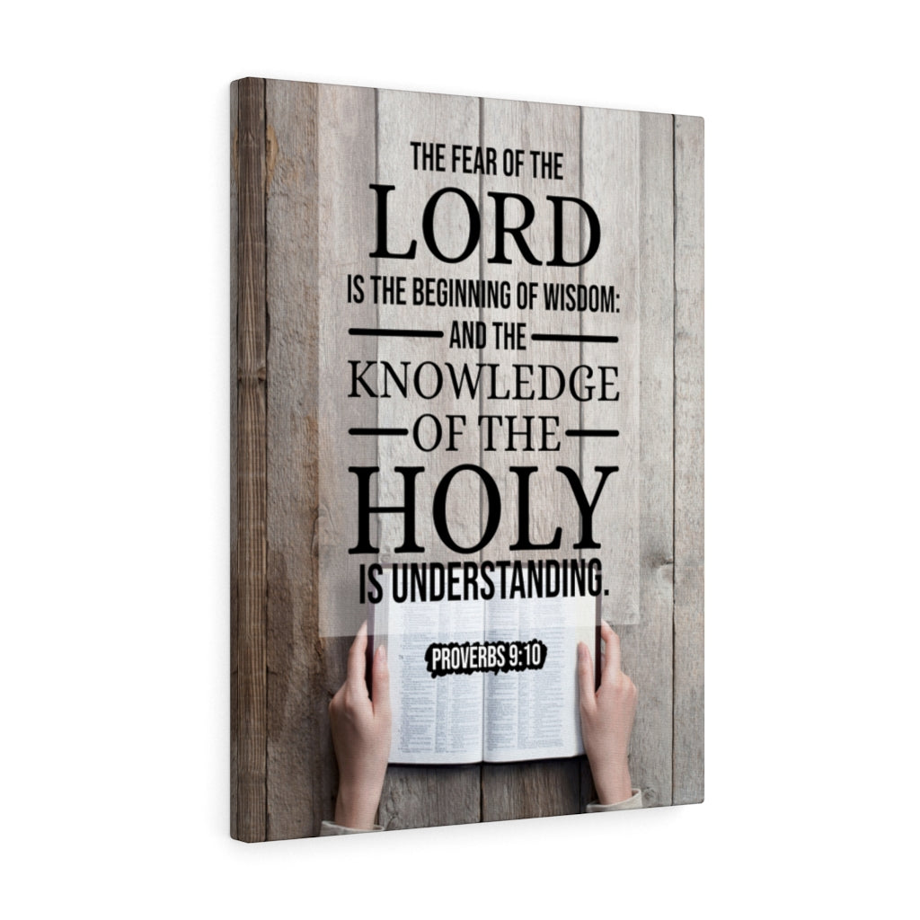 Scripture Walls Beginning of Wisdom Proverbs 9:10 KJV Christian Wall Art Bible Verse Print Ready to Hang - Express Your Love Gifts