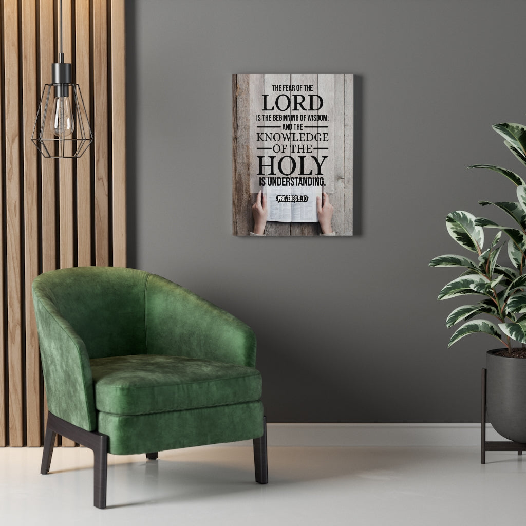 Scripture Walls Beginning of Wisdom Proverbs 9:10 KJV Christian Wall Art Bible Verse Print Ready to Hang - Express Your Love Gifts