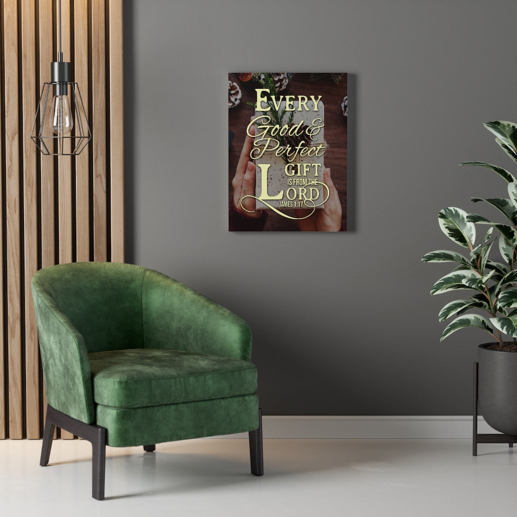 Scripture Walls Good and Perfect James 1:17 Christian Wall Art Bible Verse Print Ready to Hang - Express Your Love Gifts