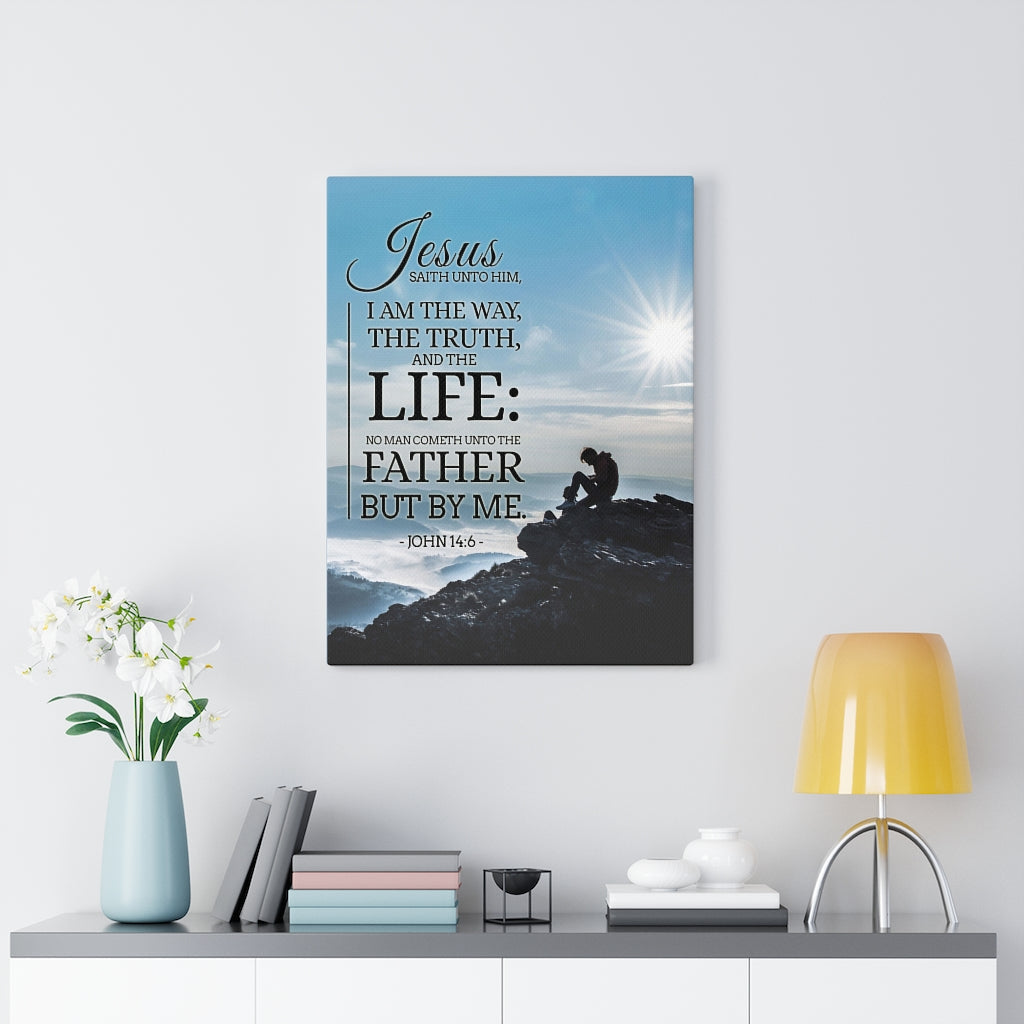 Scripture Walls I am the Way John 14:6 Christian Wall Art Bible Verse Print Ready to Hang - Express Your Love Gifts