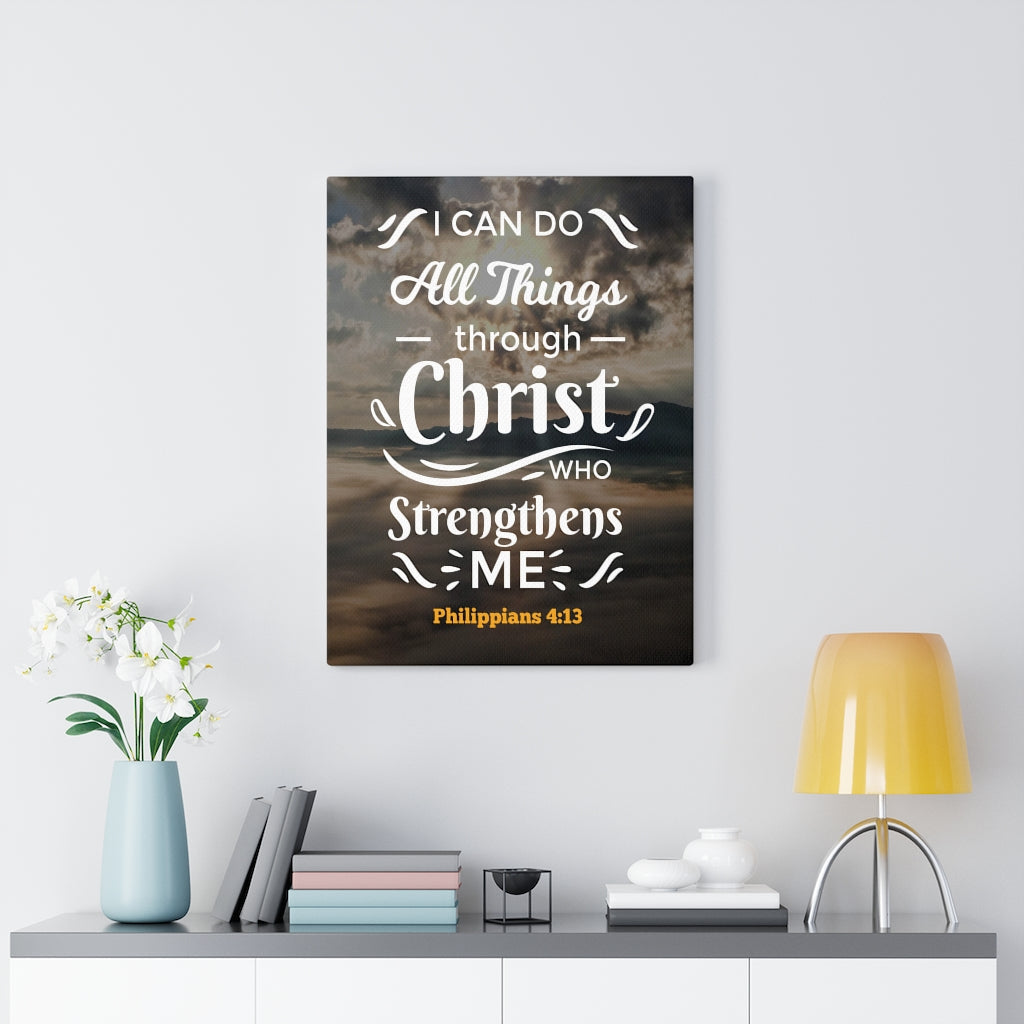 Scripture Walls I Can Do Philippians 4:13 Christian Wall Art Bible Verse Print Ready to Hang - Express Your Love Gifts