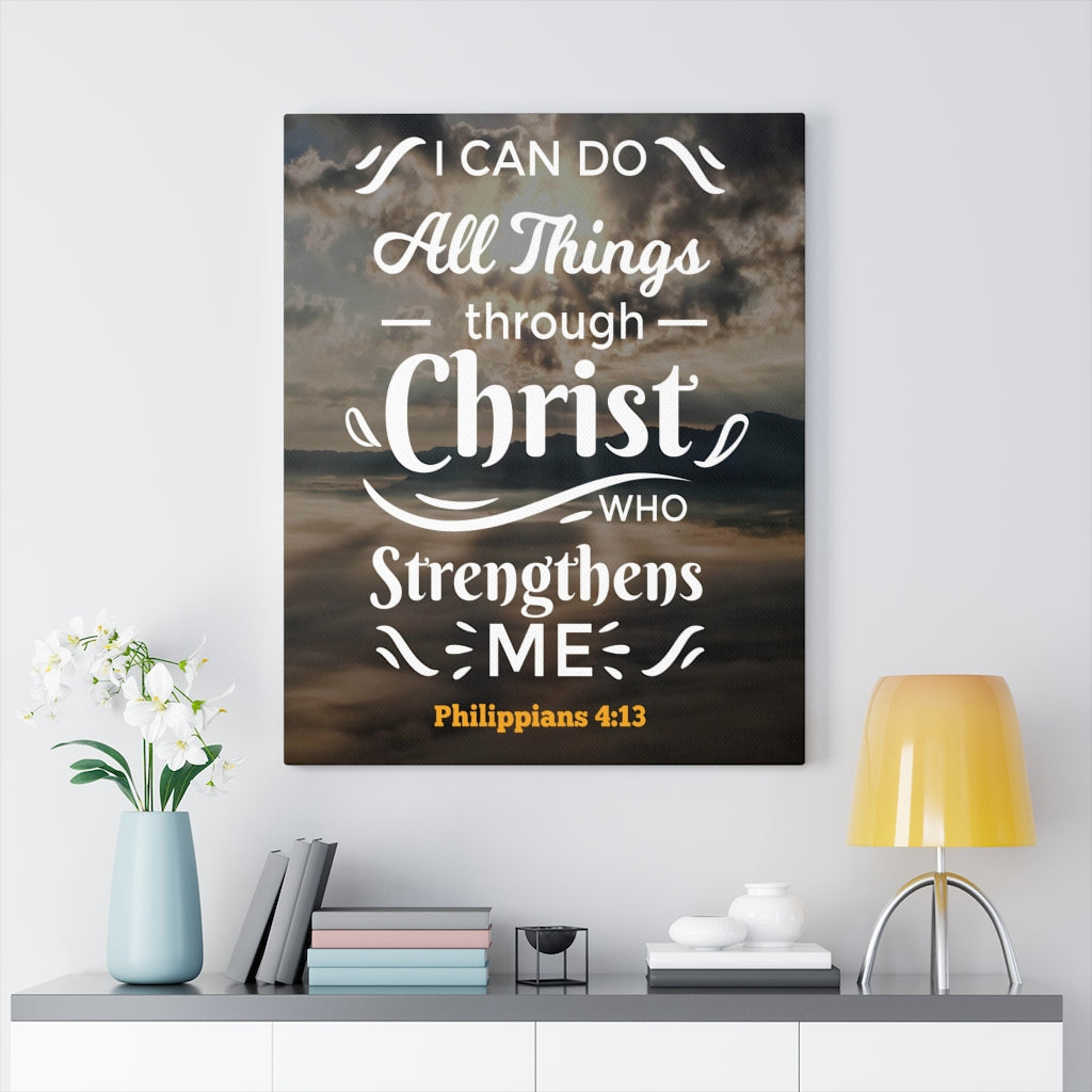 Scripture Walls I Can Do Philippians 4:13 Christian Wall Art Bible Verse Print Ready to Hang - Express Your Love Gifts