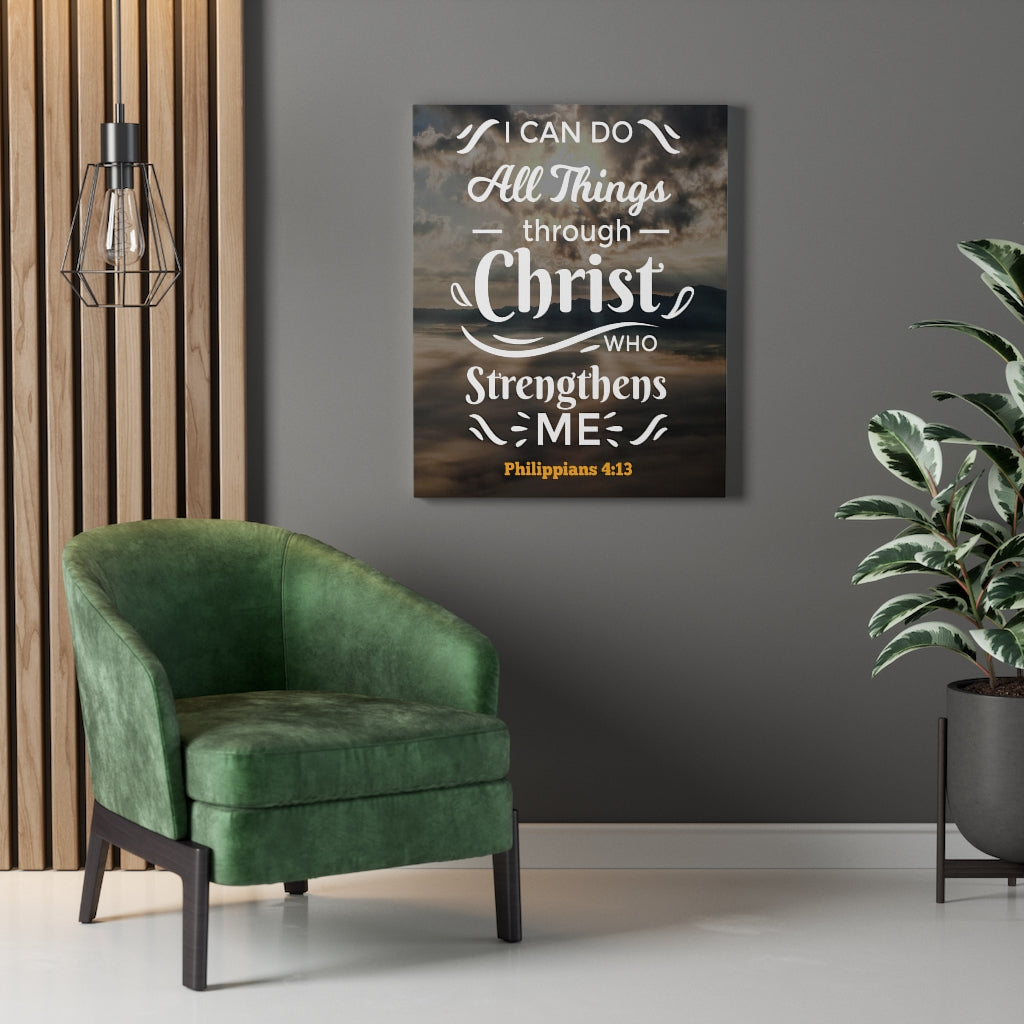 Scripture Walls I Can Do Philippians 4:13 Christian Wall Art Bible Verse Print Ready to Hang - Express Your Love Gifts