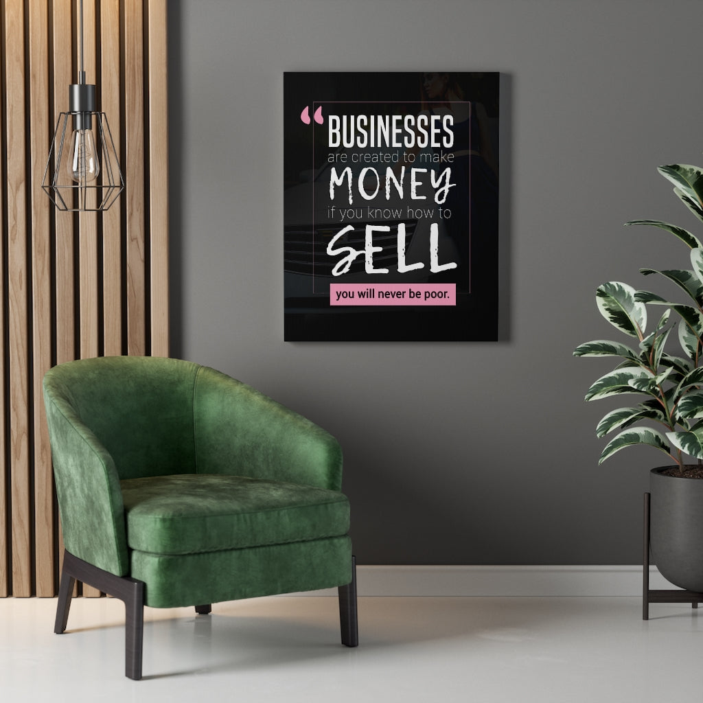 Inspirational Wall Art Top Salesman Motivation Wall Decor for Home Office Gym Inspiring Success Quote Print Ready to Hang - Express Your Love Gifts