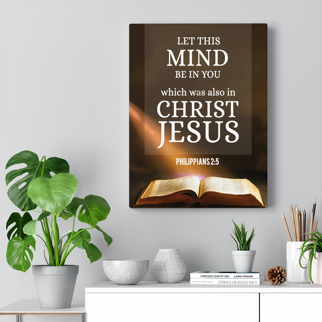 Scripture Walls Let This Mind Philippians 2:5 Christian Wall Art Bible Verse Print Ready to Hang - Express Your Love Gifts