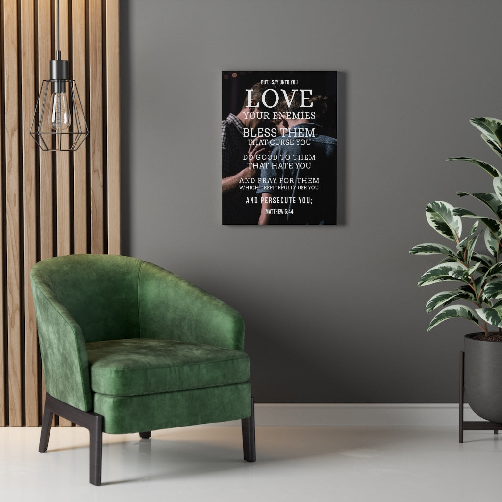 Scripture Walls Love Your Enemies Matthew 5:44 Christian Wall Art Bible Verse Print Ready to Hang - Express Your Love Gifts