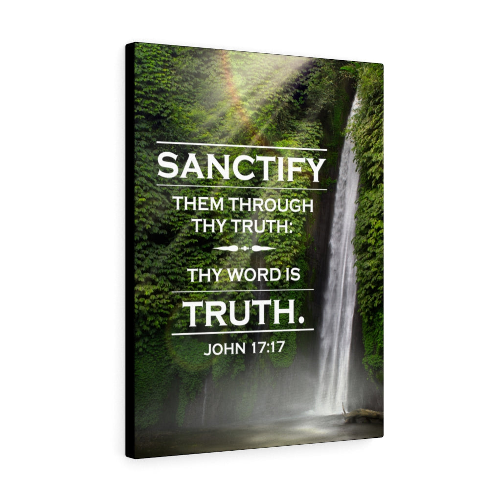 Scripture Walls Sanctify Them John 17:17 Christian Wall Art Bible Verse Print Ready to Hang - Express Your Love Gifts