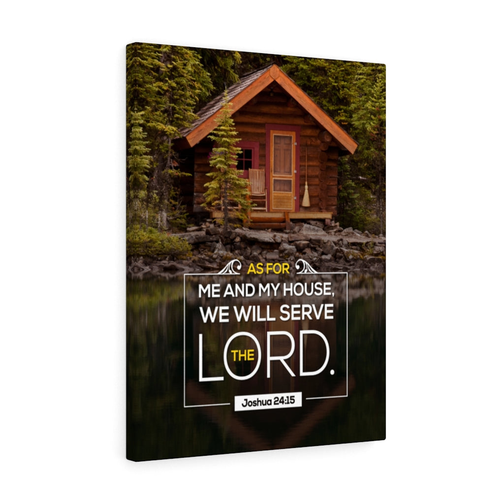 Scripture Walls Serve The Lord Joshua 24:15 Christian Wall Art Bible Verse Print Ready to Hang - Express Your Love Gifts