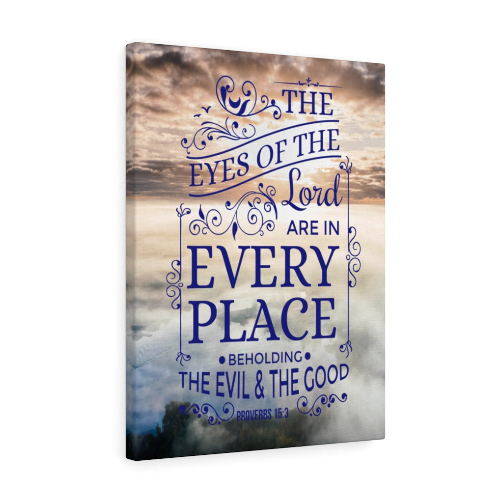Scripture Walls The Evil and the Good Proverbs 15:3 Christian Wall Art Bible Verse Print Ready to Hang - Express Your Love Gifts