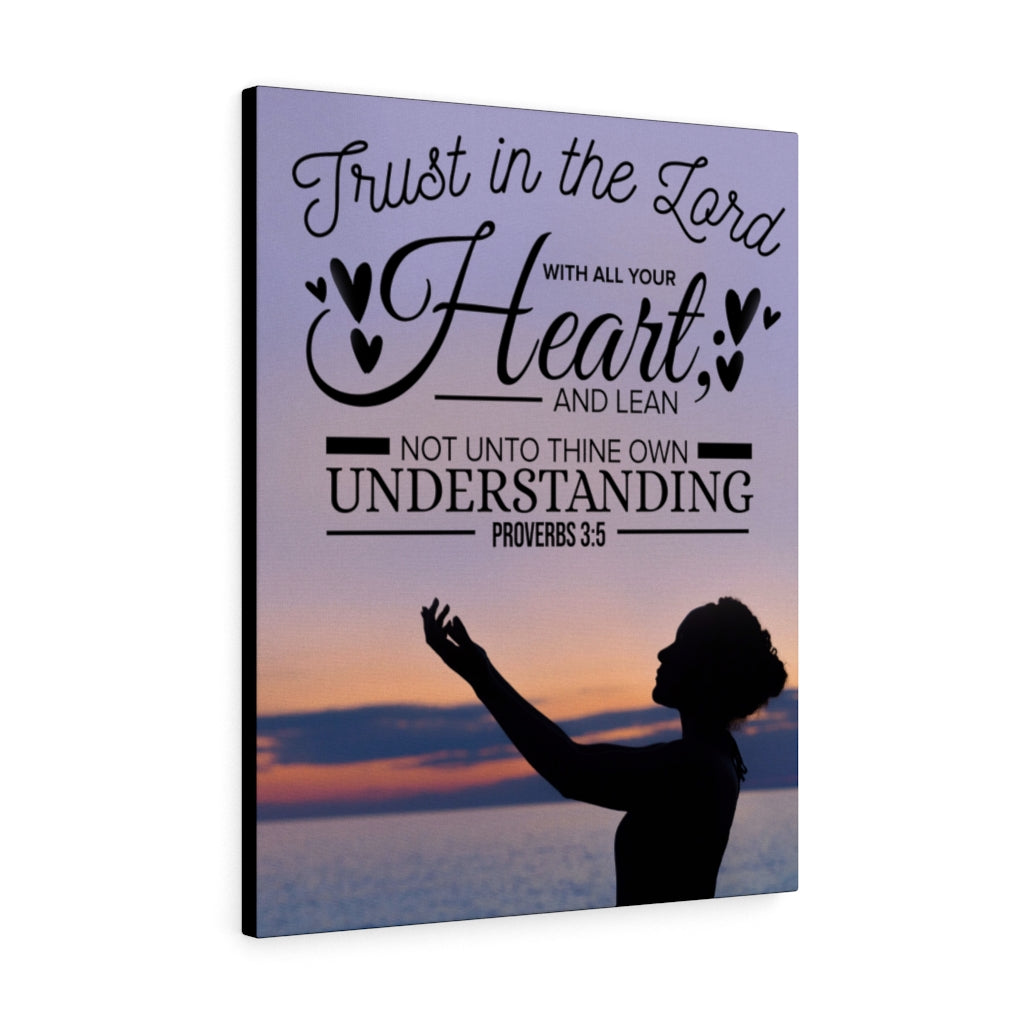 Scripture Walls Trust in The Lord Proverbs 3:5 Christian Wall Art Bible Verse Print Ready to Hang - Express Your Love Gifts
