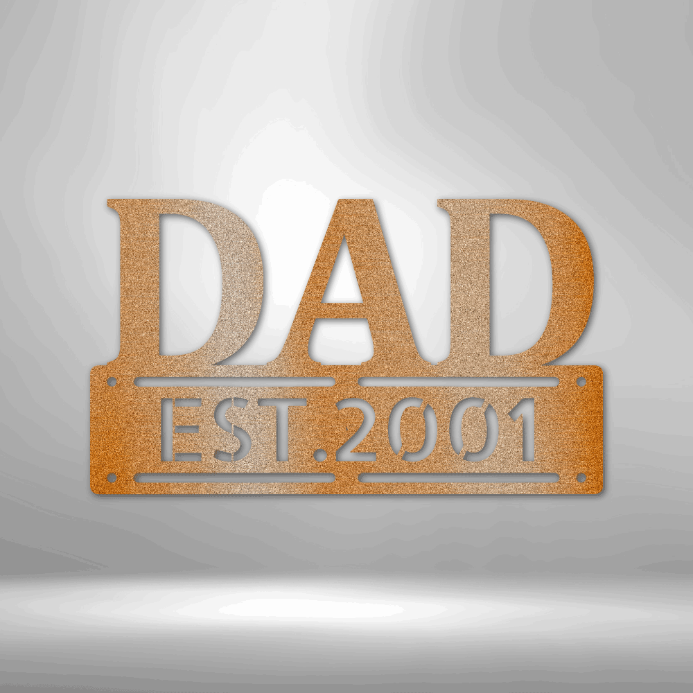 Personalized Father's Day Steel Sign Steel Art Wall Metal Decor-Express Your Love Gifts