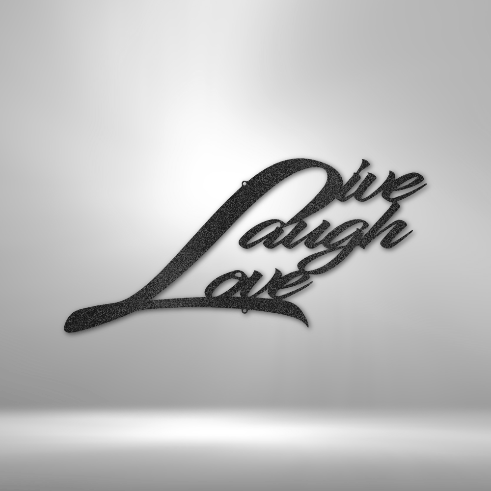 Live Laugh Love Steel Sign Steel Art Wall Metal Decor-Express Your Love Gifts