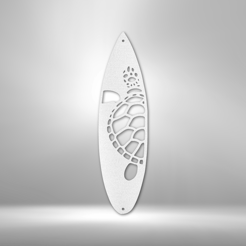 Surf Board Turtle Steel Sign Steel Art Wall Metal Decor-Express Your Love Gifts