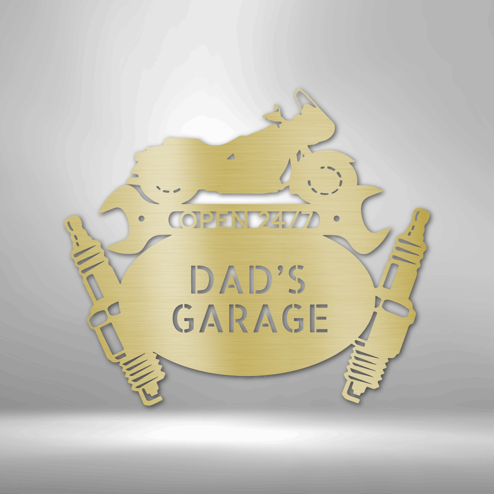 Personalized Cruiser Mechanic Monogram Steel Sign Steel Art Wall Metal Decor-Express Your Love Gifts