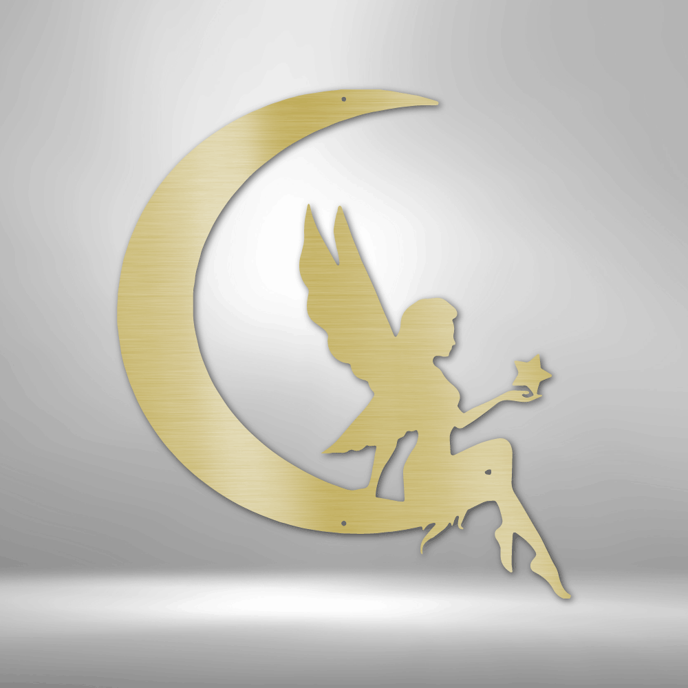 Fairy Moon Steel Sign Steel Art Wall Metal Decor-Express Your Love Gifts